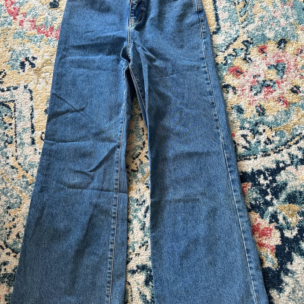 The ragged priest wide leg jeans